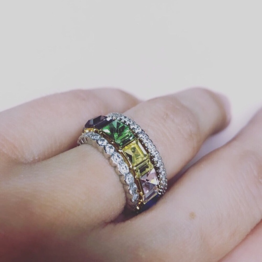 Gemstone Eternity Band - Picture 3 of 8